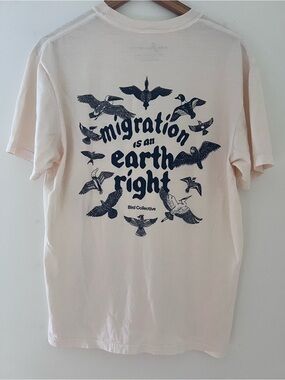 NWOT Bird Collective Migration Graphic T-Shirt
